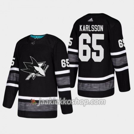 Miehille NHL San Jose Sharks Pelipaita Erik Karlsson 65 Musta 2019 All-Star Adidas Authentic